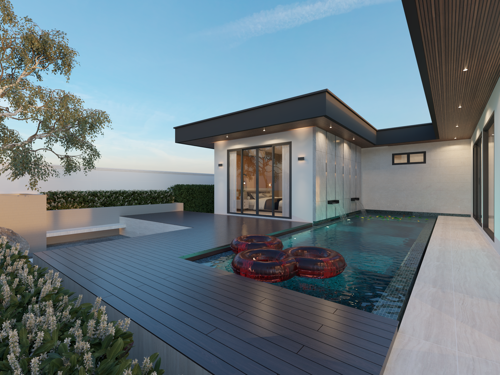 บ้านสไตล์ Modern Luxury Pool Villa